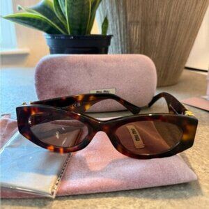 Miu Miu Tortoiseshell Sunglasses